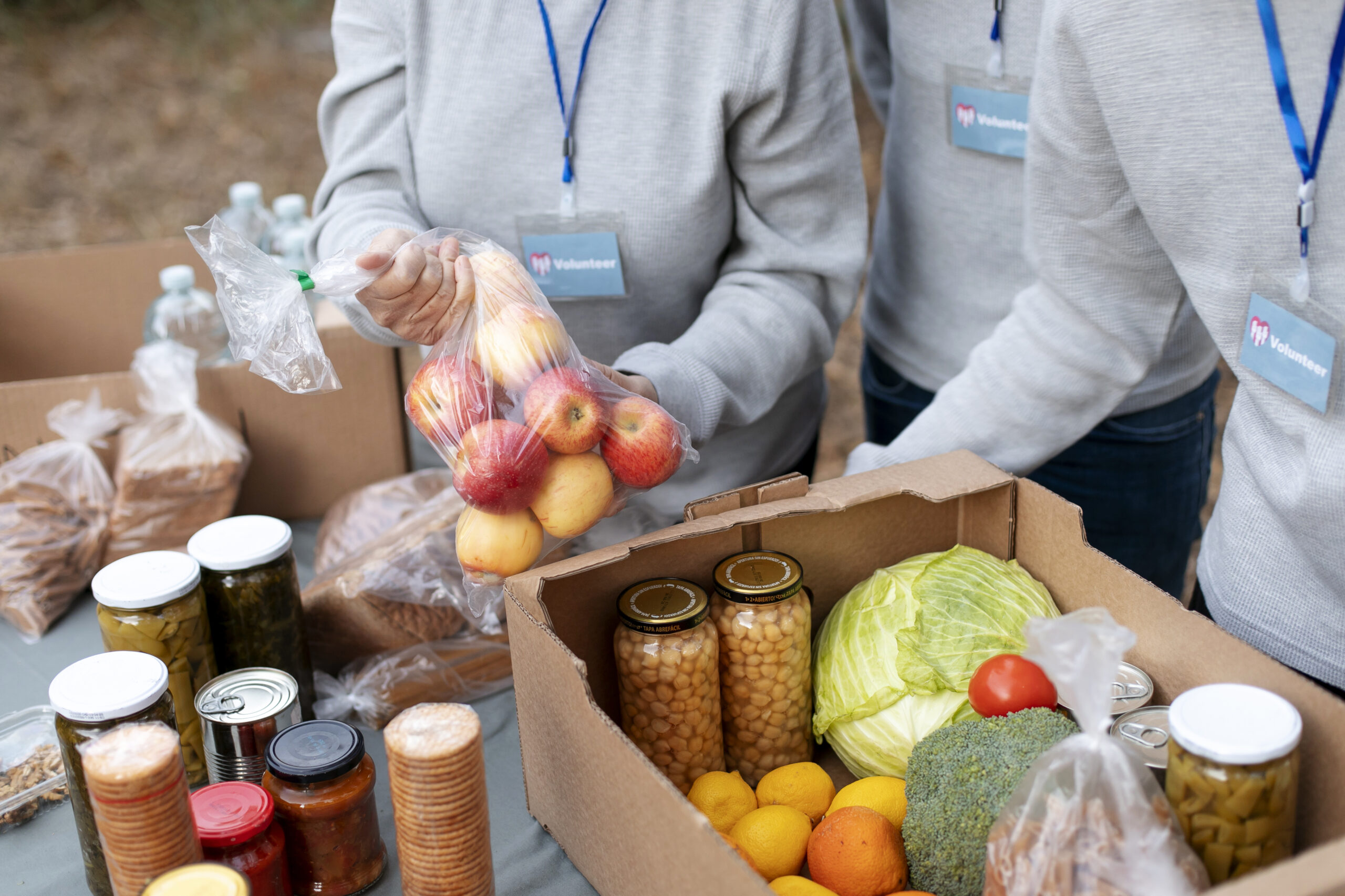 volunteers-collecting-food-donations-close-up